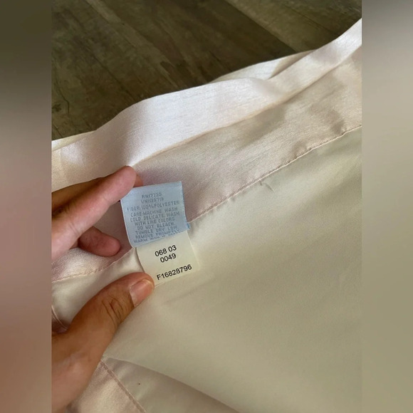 Simply Shabby Chic Balloon Valance Soft Pink Window Shade Faux Silk New curtains - Picture 6 of 9